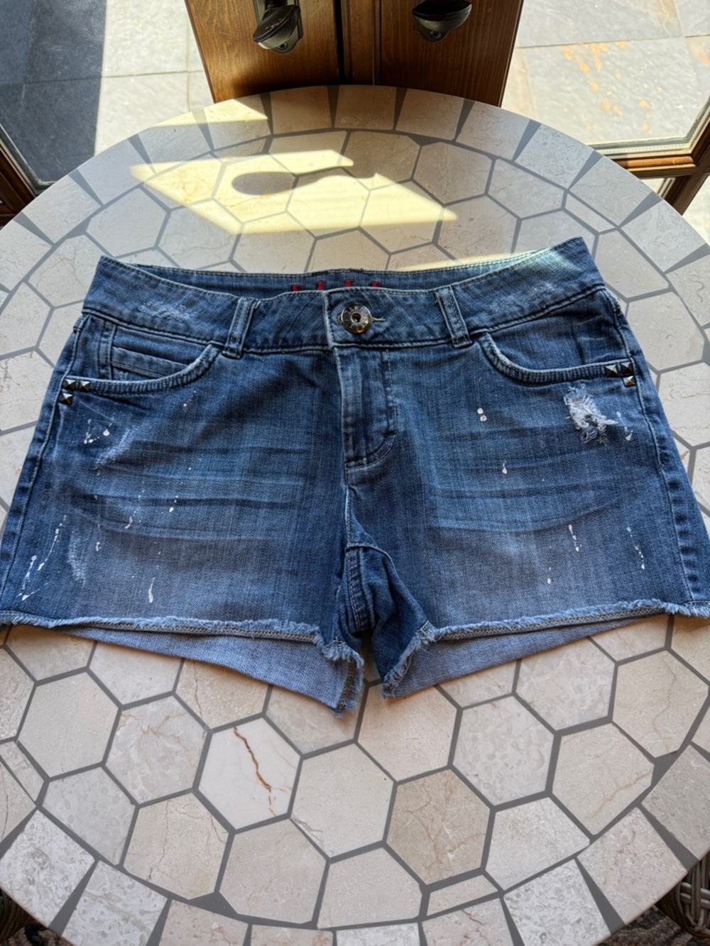 ❤️💙 ELLE Cut-Off Jean Shorts